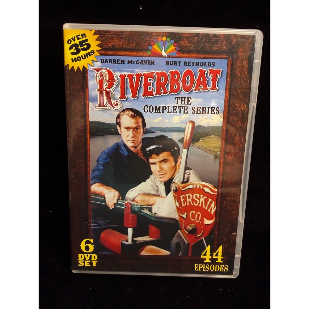 Riverboat The Complete Series DVD 6-Disc Set Darren McGavin Burt Reynolds 44 Eps